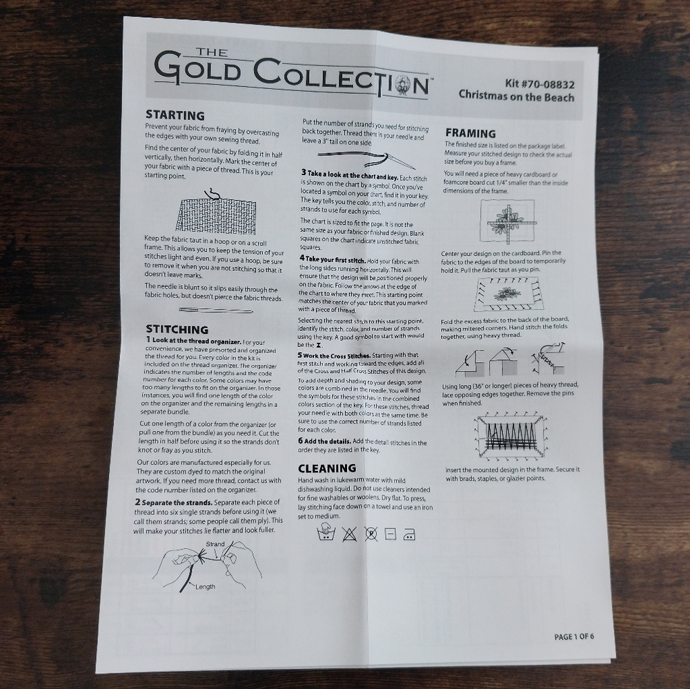 Dimensions Gold Collection Christmas On The Beach Kit Counted Cross Stitch New - Picture 8 of 12